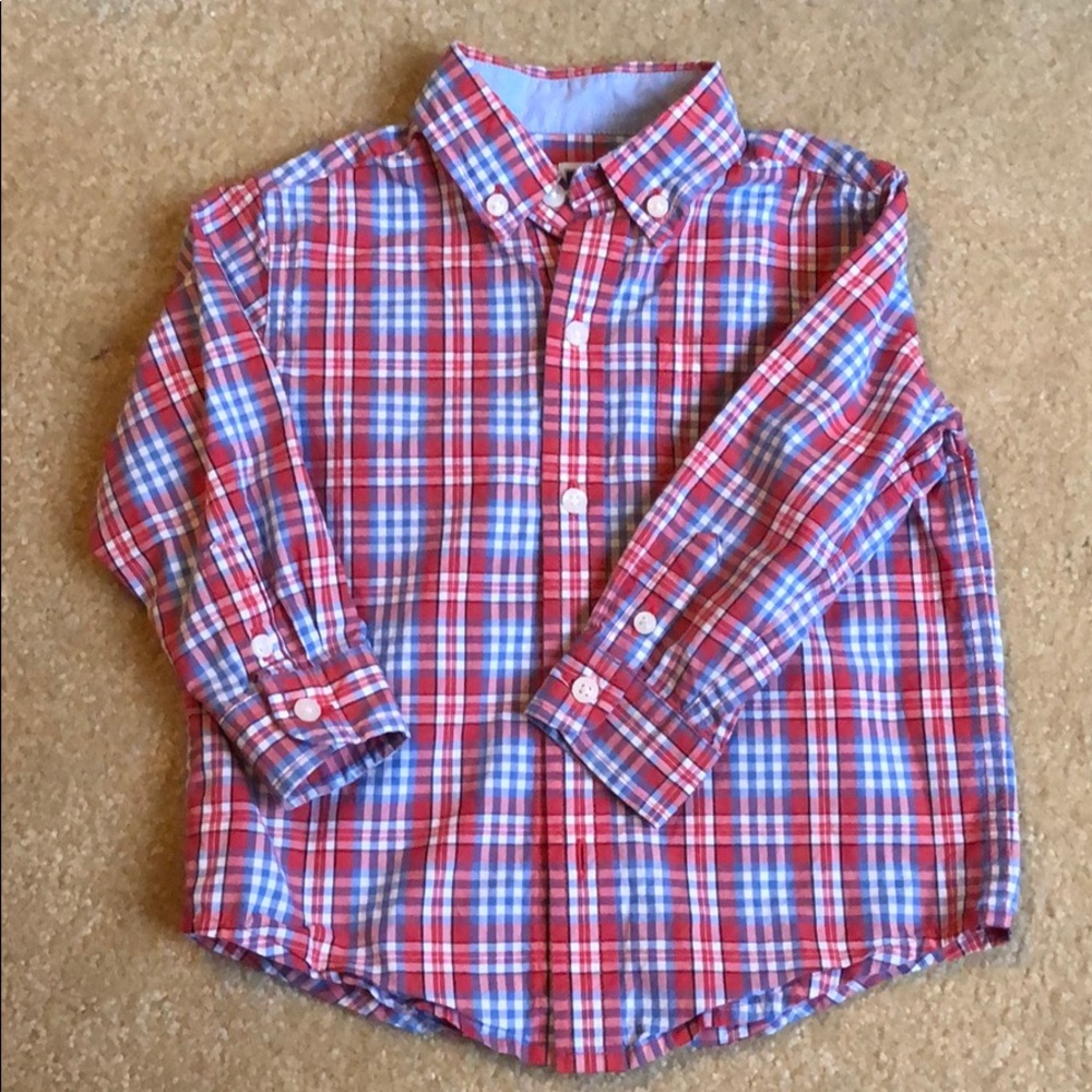 Little Boy’s Plaid Janie & Jack Shirt